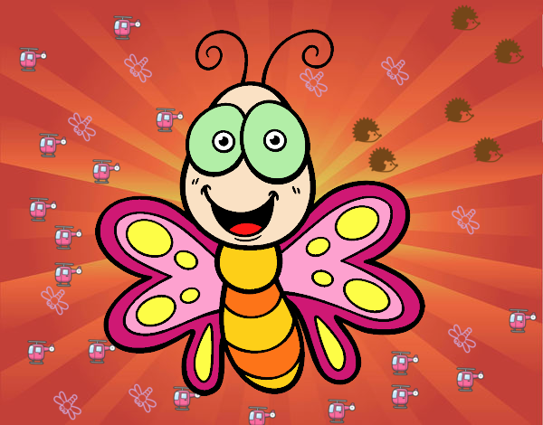 Mariposa sonriente