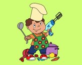 Niño cocinero