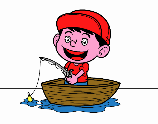 Niño pescando