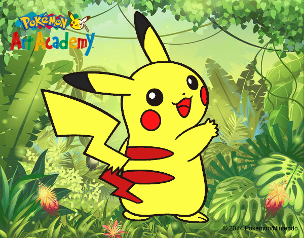 Pikachu de espaldas