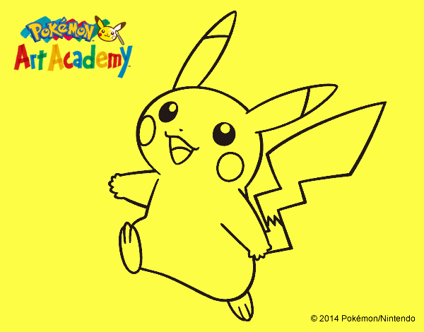 Pikachu en Pokémon Art Academy