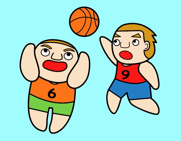 niño jugando basket 