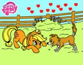 Applejack y Winona