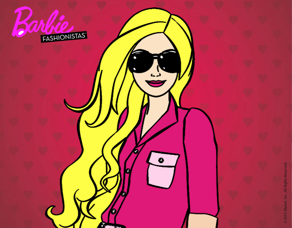 Barbie con gafas de sol