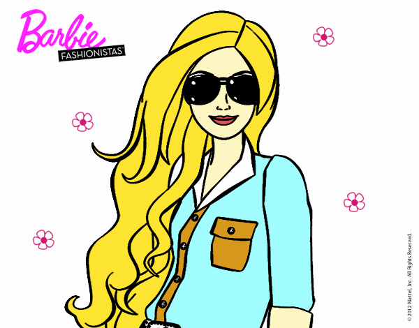 Barbie con gafas de sol