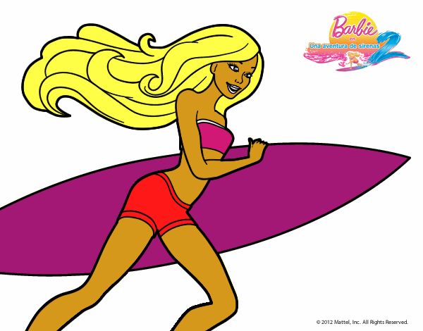 barbie en e agua