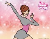 Barbie en postura de ballet