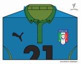 Camiseta del mundial de fútbol 2014 de Italia