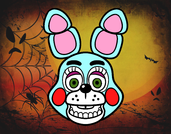 Cara de Toy Bonnie de Five Nights at Freddy's