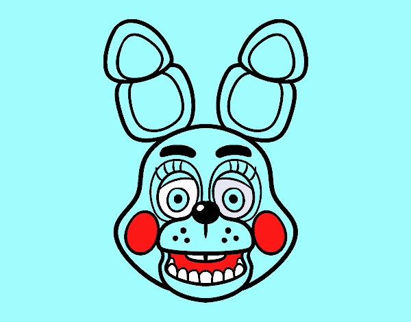 Cara de Toy Bonnie de Five Nights at Freddy's