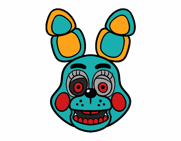 Cara de Toy Bonnie de Five Nights at Freddy's