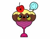 Copa de helado kawaii