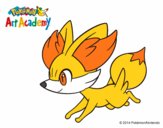 Fennekin corriendo