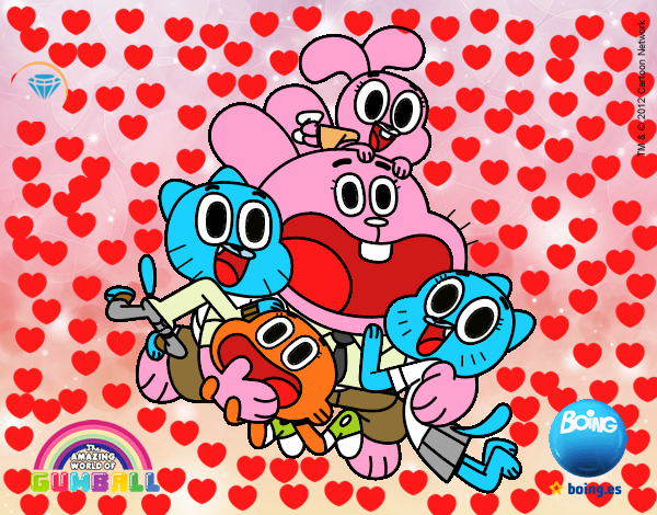 Gumball y amigos contentos