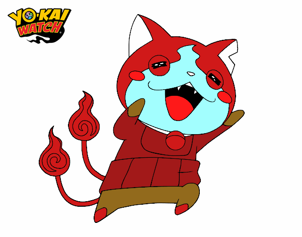 Jibanyan super feliz