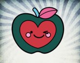 Manzana corazón