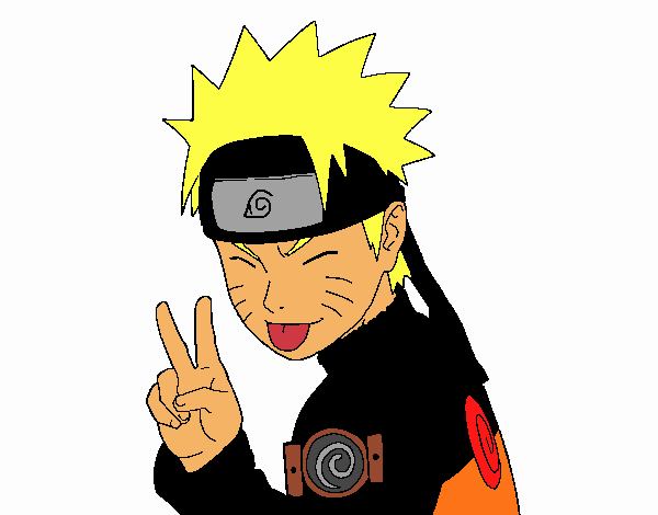 Naruto sacando lengua