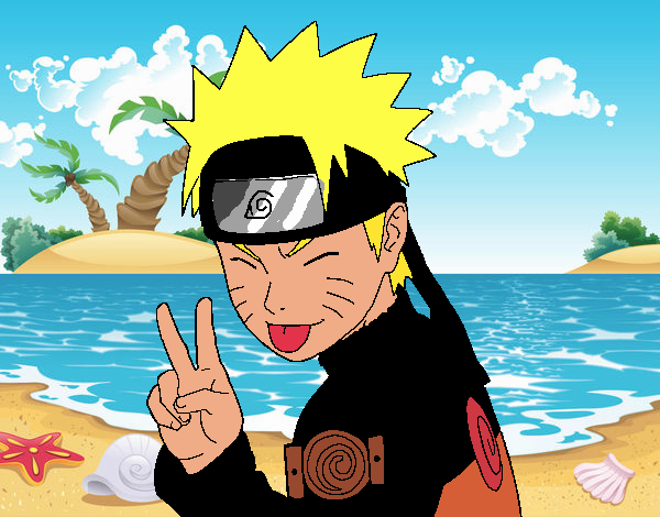 Naruto sacando lengua