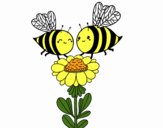 Pareja de abejas