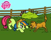 Applejack y Winona