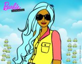 Barbie con gafas de sol