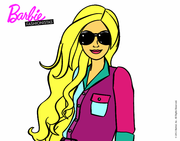 Barbie con gafas de sol