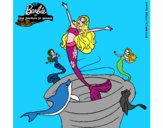 Barbie sirena contenta