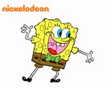 Bob Esponja saludando