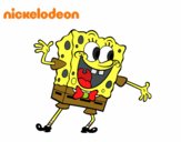 Bob Esponja saludando