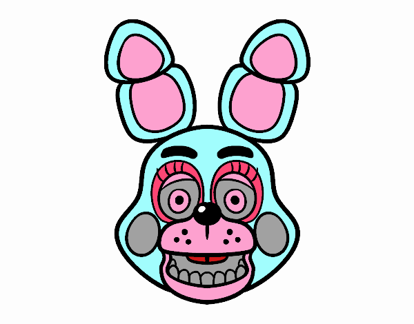 Cara de Toy Bonnie de Five Nights at Freddy's