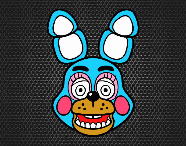 Cara de Toy Bonnie de Five Nights at Freddy's