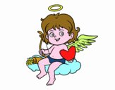 Cupido en una nube