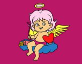 Cupido en una nube