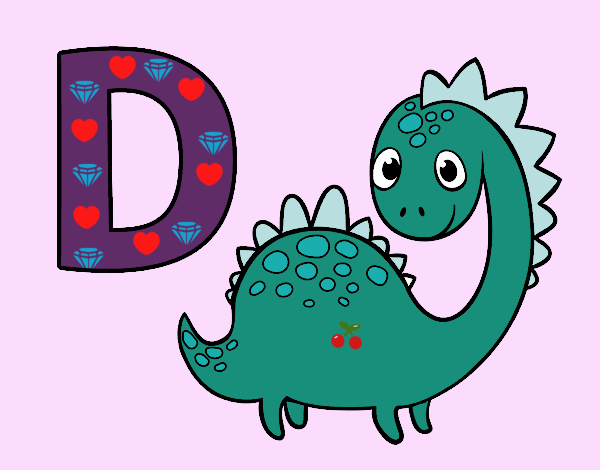 D de dinosaurio y Danna
