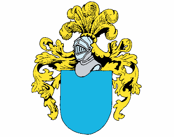 Escudo de armas y casco