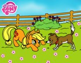 Applejack y Winona