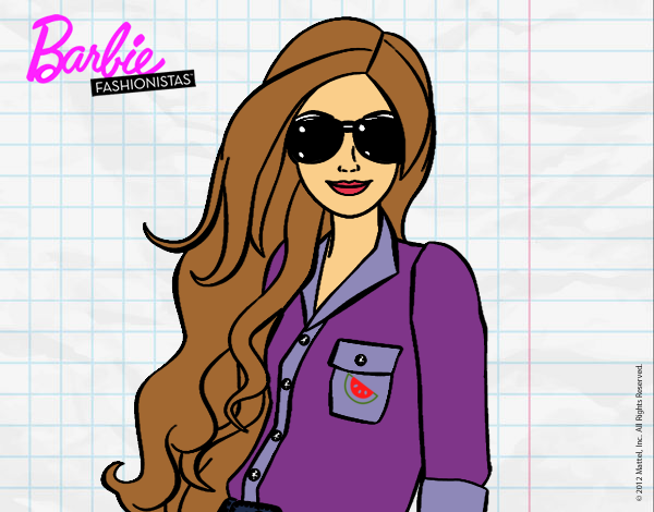 Barbie con gafas de sol