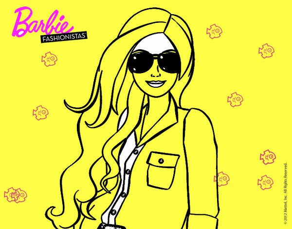 Barbie con gafas de sol