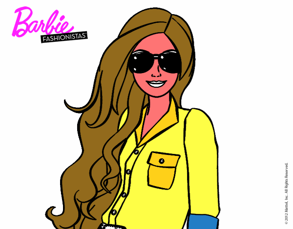 Barbie con gafas de sol