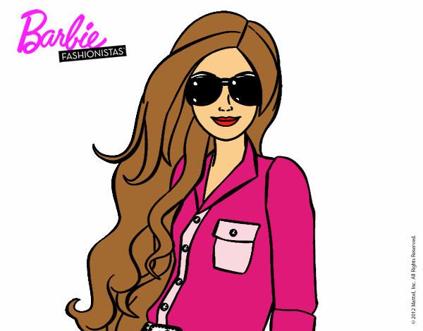 Barbie con gafas de sol