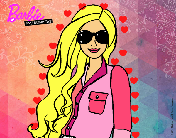 Barbie con gafas de sol