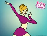 Barbie en postura de ballet