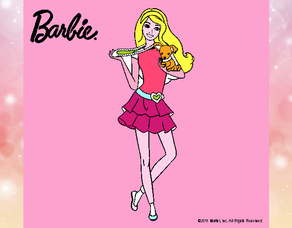 Barbie y su mascota