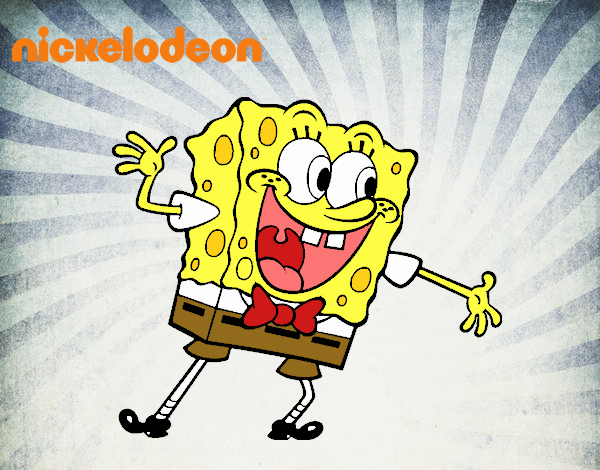 Bob Esponja saludando