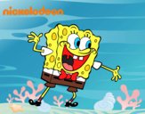 Bob Esponja saludando