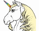 Cabeza de unicornio