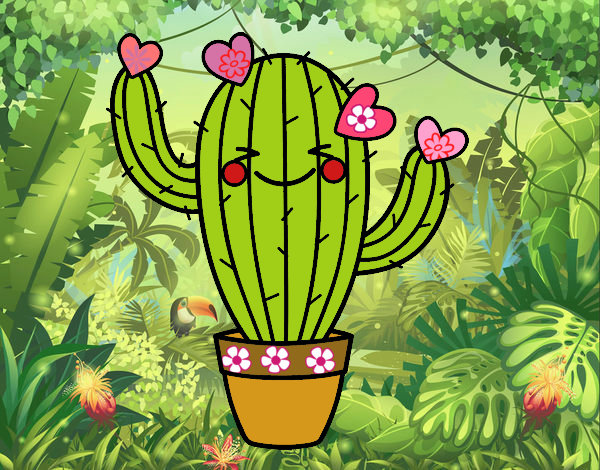 cactus de corazones