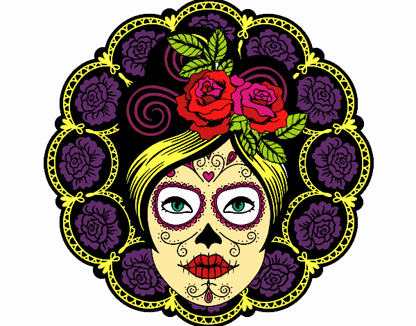 Calavera mejicana femenina