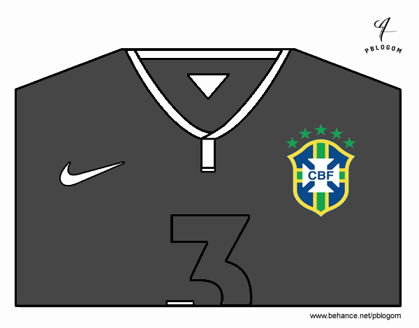 Camiseta del mundial de fútbol 2014 de Brasil