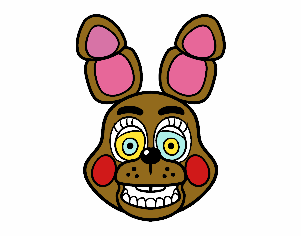 Cara de Toy Bonnie de Five Nights at Freddy's